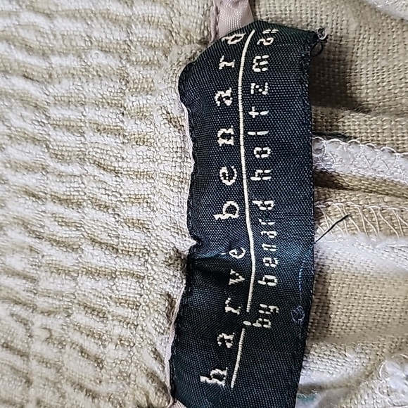 HARVY BENARD, women's linen pants.‎ With front zipper. 2 front pockets. Nice - Picture 5 of 5